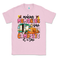 Bubblegum Pink making memories one campsite at a time Classic Tee - MaliasSmallBusiness