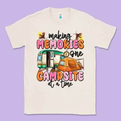 Making Memories One Campsite At A Time Classic Tee Designed By Maliassmallbusiness