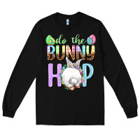 Black Do the bunny hop Long Sleeve Tee - NancyCooperArtShop