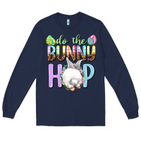 Navy Do the bunny hop Long Sleeve Tee - NancyCooperArtShop