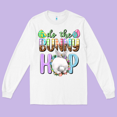 Do The Bunny Hop Long Sleeve Tee Designed By Nancycooperartshop