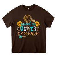 Chocolate Brown raised on country and sunshine Heavy Core Tee - AdoDesignShop