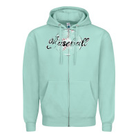Seafoam Baseball Zipper Hoodie - Bettercallsaul