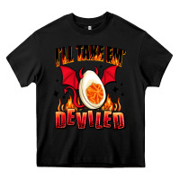 Black i will take em deviled Heavy Core Tee - AdoDesignShop