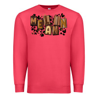 Cardinal melanin with leopard Premium Sweatshirt - CowGirlArtShop