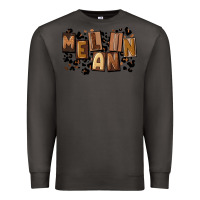 Smoke melanin with leopard Premium Sweatshirt - CowGirlArtShop