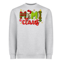 Heather Grey mimi claus Heavyweight Sweatshirt - MaliasSmallBusiness