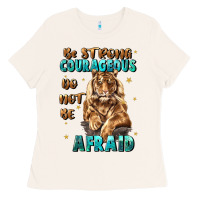 Bone be strong and courageous Ladies Tee - JahusDesignShop