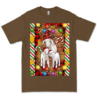 Cacao Christmas goat family Premium Tee - Artiststas
