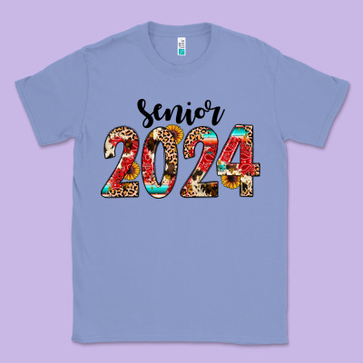 Senior 2024 Western Classic Tee Designed By Jahusdesignshop