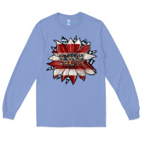 Colony Blue american mom Long Sleeve Tee - JahusDesignShop