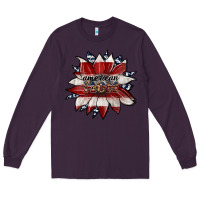 Plum american mom Long Sleeve Tee - JahusDesignShop