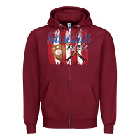 Burgundy Baseball mom Zipper Hoodie - Bettercallsaul