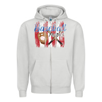 Dove Grey Baseball mom Zipper Hoodie - Bettercallsaul