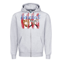 Heather Grey Baseball mom Zipper Hoodie - Bettercallsaul