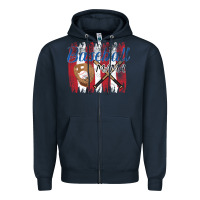 Navy Baseball mom Zipper Hoodie - Bettercallsaul