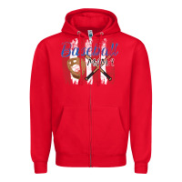 Red Baseball mom Zipper Hoodie - Bettercallsaul