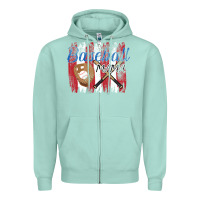 Seafoam Baseball mom Zipper Hoodie - Bettercallsaul