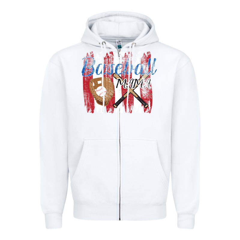 Baseball Mom Zipper Hoodie by Bettercallsaul | Teevron