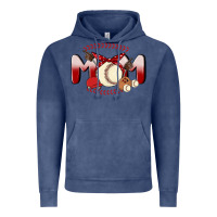 Vintage Denim baseball mom Vintage Hoodie - MaliasSmallBusiness