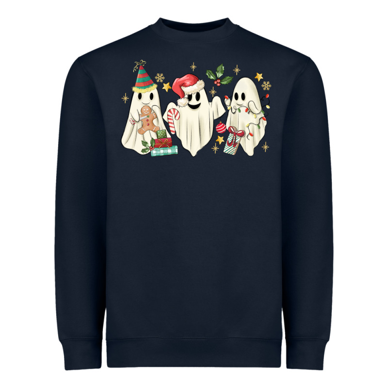 Christmas Ghosts Heavyweight Sweatshirt by MaliasSmallBusiness | Teevron
