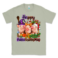 Matcha Happy Hallothanksmas Pigs Classic Tee - NancyCooperArtShop