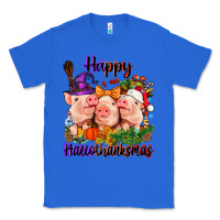 True Royal Happy Hallothanksmas Pigs Classic Tee - NancyCooperArtShop