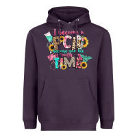Plum i became a cna because your life is worth my time Heavyweight Hoodie - CowGirlArtShop
