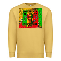 Antique Gold juneteenth is my independence day Premium Sweatshirt - CowGirlArtShop