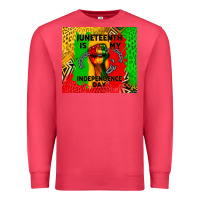 Cardinal juneteenth is my independence day Premium Sweatshirt - CowGirlArtShop