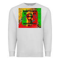 Dove Grey juneteenth is my independence day Premium Sweatshirt - CowGirlArtShop