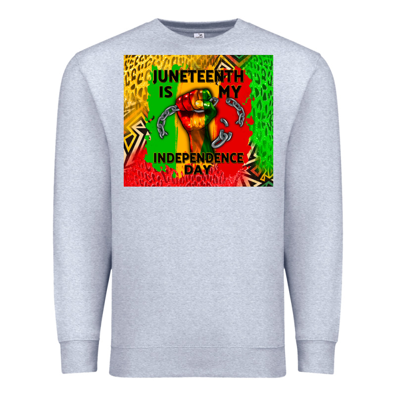Juneteenth Is My Independence Day Premium Sweatshirt by CowGirlArtShop | Teevron
