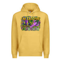 Antique Gold im catchin if youre throwin Premium Hoodie - CowGirlArtShop