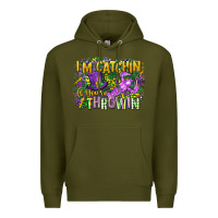 Army Green im catchin if youre throwin Premium Hoodie - CowGirlArtShop