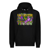 Black im catchin if youre throwin Premium Hoodie - CowGirlArtShop