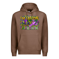 Chestnut im catchin if youre throwin Premium Hoodie - CowGirlArtShop