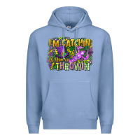 Colony Blue im catchin if youre throwin Premium Hoodie - CowGirlArtShop