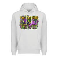Dove Grey im catchin if youre throwin Premium Hoodie - CowGirlArtShop