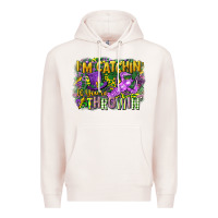 Pale Pink im catchin if youre throwin Premium Hoodie - CowGirlArtShop