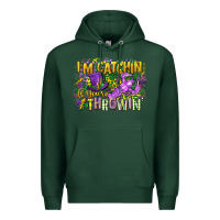 Sports Green im catchin if youre throwin Premium Hoodie - CowGirlArtShop