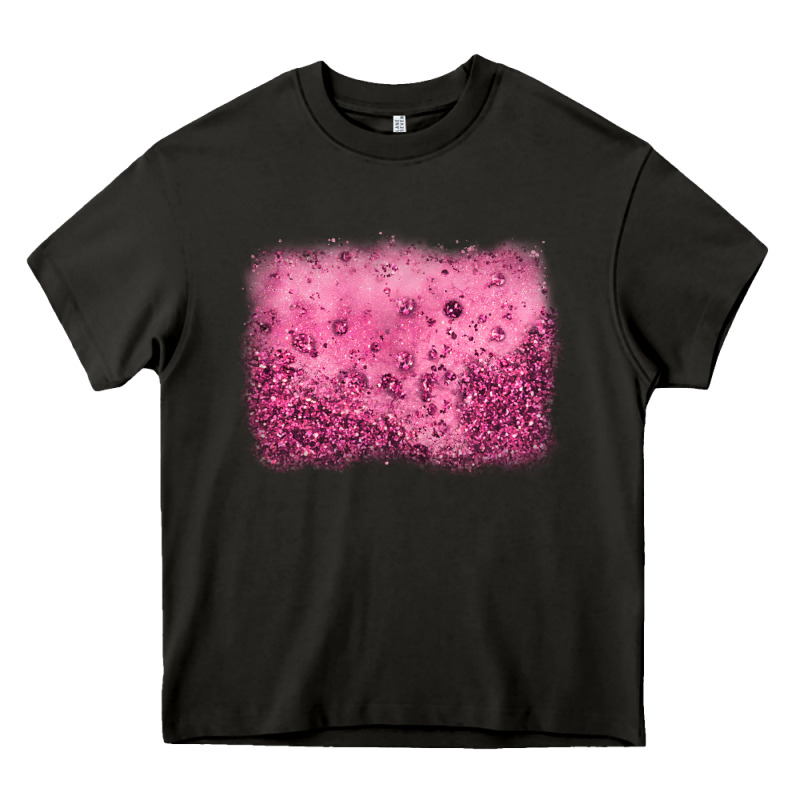 Pink Glitter Background Heavy Core Tee by JahusDesignShop | Teevron