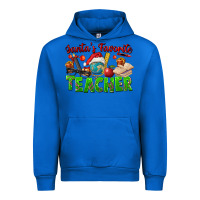Cobalt Santa's Favorite Teacher Urban Hoodie - FaDigitalArtStudio