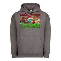 Pigment Tornado Santa's Favorite Teacher Urban Hoodie - FaDigitalArtStudio