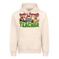 Sandshell Santa's Favorite Teacher Urban Hoodie - FaDigitalArtStudio