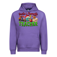 Tulip Santa's Favorite Teacher Urban Hoodie - FaDigitalArtStudio