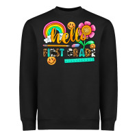 Black hello first grade Heavyweight Sweatshirt - NancyCooperArtShop