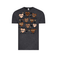 Vintage Black black history month hearts Vintage Tee - MaliasSmallBusiness