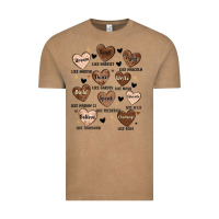 Vintage Coffee black history month hearts Vintage Tee - MaliasSmallBusiness