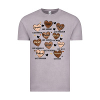 Vintage Zinc black history month hearts Vintage Tee - MaliasSmallBusiness