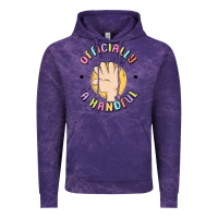 Cloud Purple officially a handful Vintage Hoodie - MaliasSmallBusiness